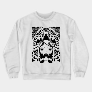 Grimoire Weiss (Black on White) Crewneck Sweatshirt